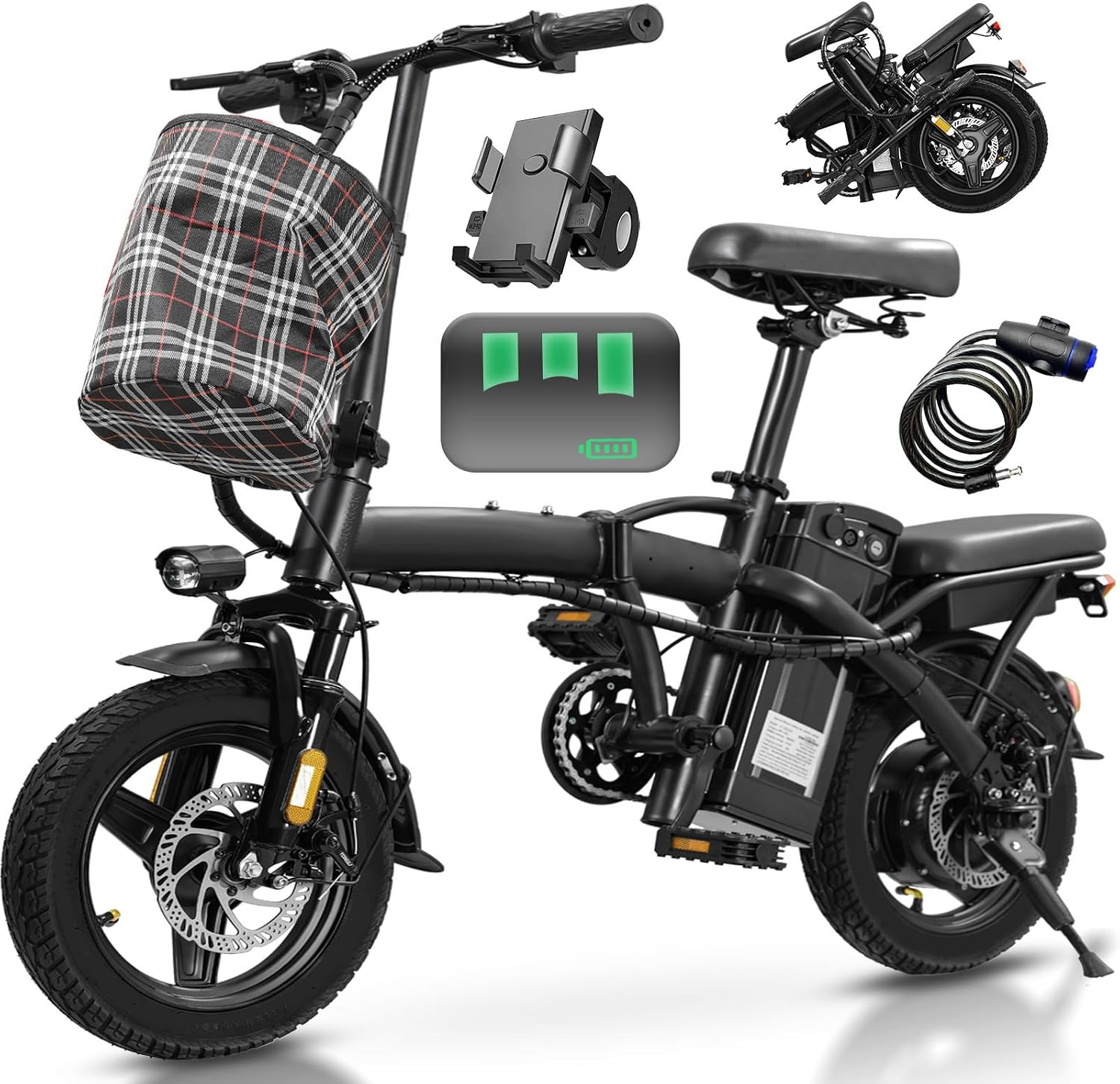 Electric Bike for Adults Teens, Commuter City