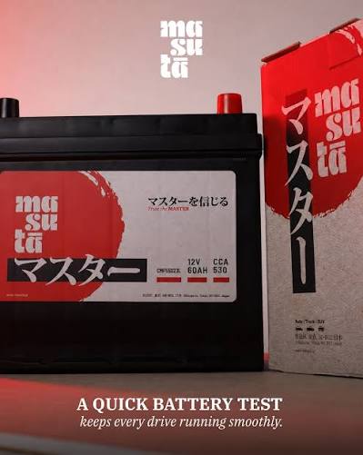 Batería para Auto 12V 60Ah Masuta Libre de Mantenimiento