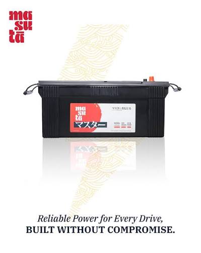 Batería Pesada 12V 180Ah Masuta para Carga Pesada