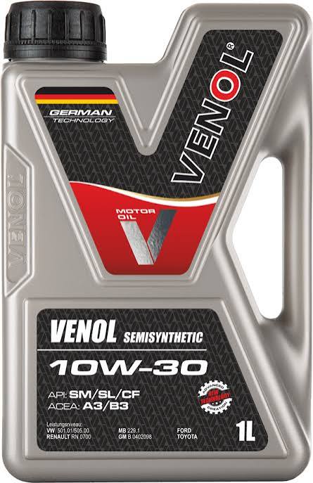 Aceite Motor Semi-Sintético 10W30 Venol 1L
