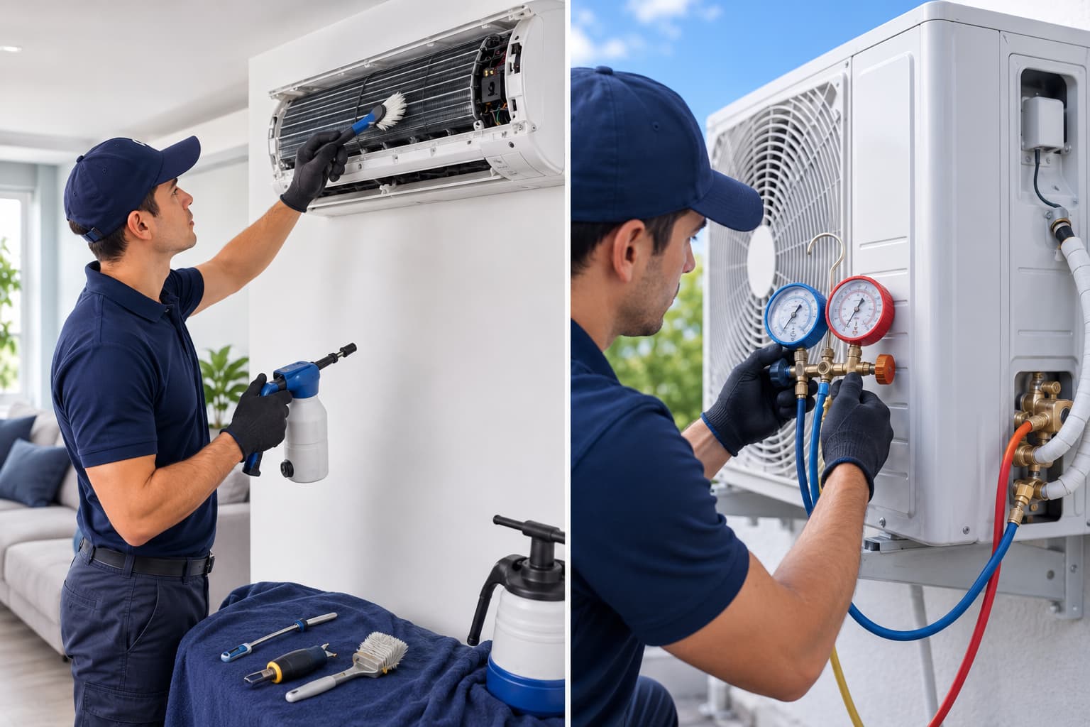 Reparación y Mantenimiento de Aire Acondicionado 🔧❄️