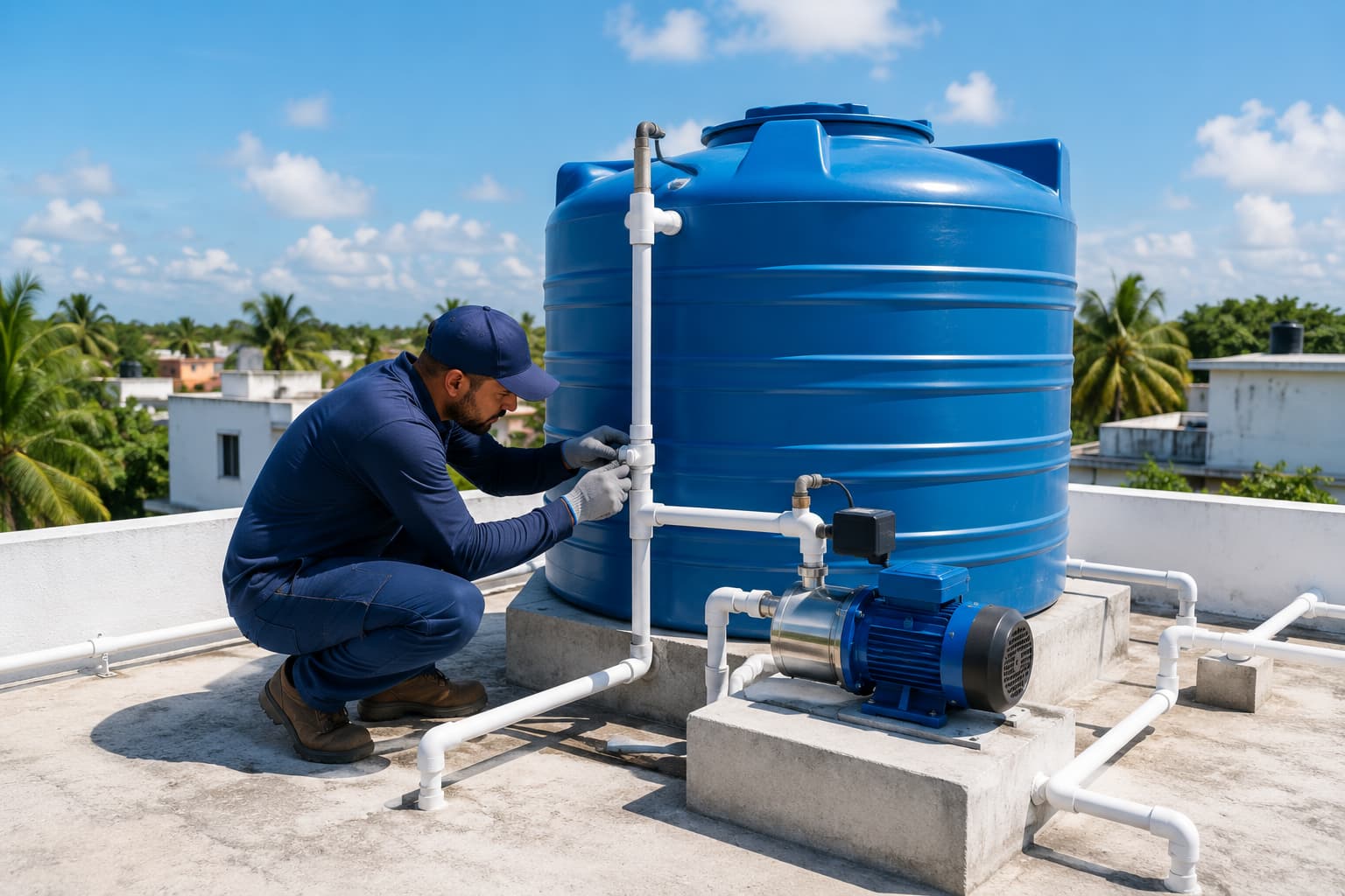 Tanques de Agua, Bombas y Sistemas Hidráulicos 💧